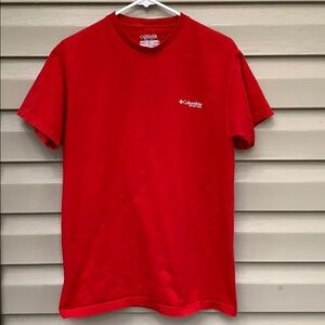 Columbia PFG men’s red shirt sleeve tee shirt